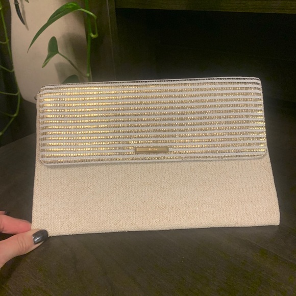 City Slim Clutch - Gold Stripe - Picture 2 of 4
